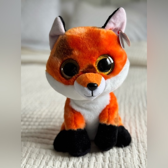 ty Orange Fox Beanie Boo - Picture 1 of 5